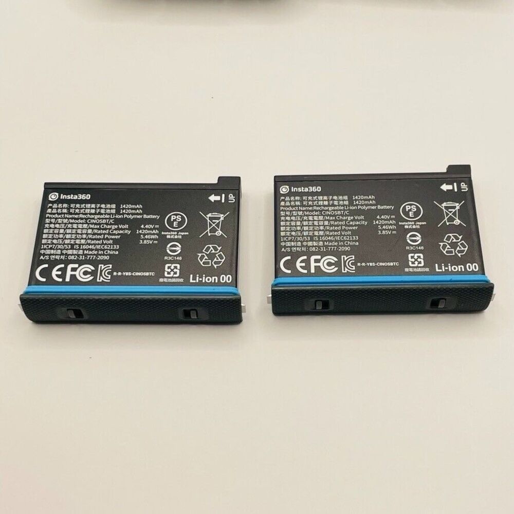 Insta360 x2 Genuine Batteries with Low Usage + X Cases - Picture 5 of 6